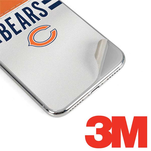 NFL Chicago Bears White Striped iPhone 11 Pro Skin