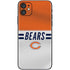 NFL Chicago Bears White Striped iPhone 11 Skin