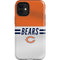 NFL Chicago Bears White Striped iPhone 12 Mini Impact Case