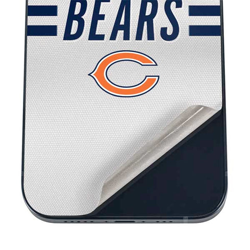 NFL Chicago Bears White Striped iPhone 12 Mini Skin