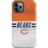 NFL Chicago Bears White Striped iPhone 12 Pro Impact Case