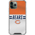 NFL Chicago Bears White Striped iPhone 12 Pro Max Clear Case