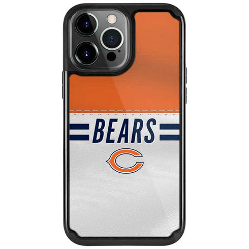 NFL Chicago Bears White Striped iPhone 13 Pro Cargo Case