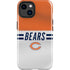 NFL Chicago Bears White Striped iPhone 14 Plus Impact Case