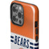 NFL Chicago Bears White Striped iPhone 15 Pro Impact Case