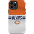 NFL Chicago Bears White Striped iPhone 15 Pro Max Impact Case
