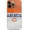 NFL Chicago Bears White Striped iPhone 15 Pro Skin