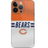 NFL Chicago Bears White Striped iPhone 15 Pro Skin