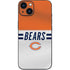 NFL Chicago Bears White Striped iPhone 14 Skin