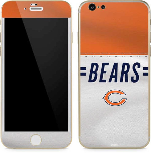 NFL Chicago Bears White Striped iPhone 6/6s Skin