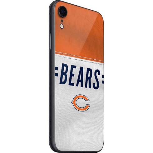 NFL Chicago Bears White Striped iPhone SE (2nd & 3rd Gen) Skin
