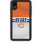 NFL Chicago Bears White Striped iPhone XR Waterproof Case