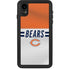 NFL Chicago Bears White Striped iPhone XR Waterproof Case