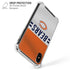 NFL Chicago Bears White Striped iPhone XS Max Clear Case