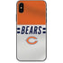 NFL Chicago Bears White Striped iPhone XS Skin