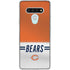 NFL Chicago Bears White Striped LG Stylo 6 Clear Case