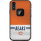 NFL Chicago Bears White Striped LifeProof Fre iPhone Skin