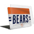 NFL Chicago Bears White Striped MacBook Air 15in (2023-2025) Case plus Skin