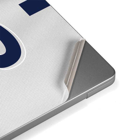 NFL Chicago Bears White Striped MacBook Pro 14in (2021-24) Skin