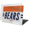 NFL Chicago Bears White Striped MacBook Pro 15in (2016-19) Case plus Skin