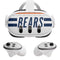 NFL Chicago Bears White Striped Meta Quest 3 Skin