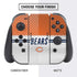 NFL Chicago Bears White Striped Nintendo Switch Bundle Skin