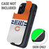 NFL Chicago Bears White Striped Otterbox Defender iPhone Skin
