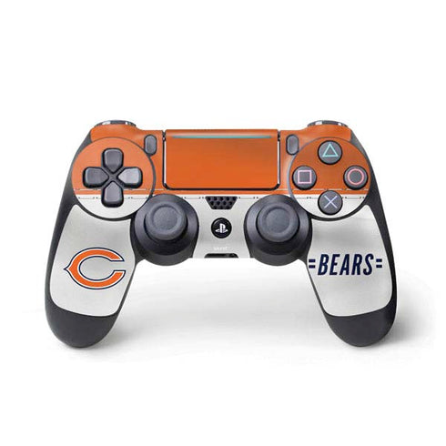 NFL Chicago Bears White Striped PS4 Pro/Slim Controller Skin