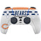 NFL Chicago Bears White Striped PS5 Controller Skin