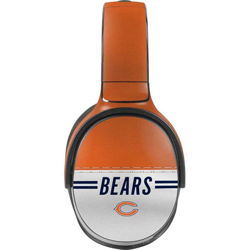 NFL Chicago Bears White Striped Skullcandy Venue Skin