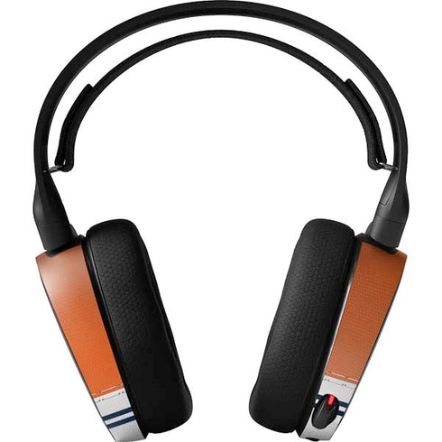 NFL Chicago Bears White Striped SteelSeries Arctis 5 Skin