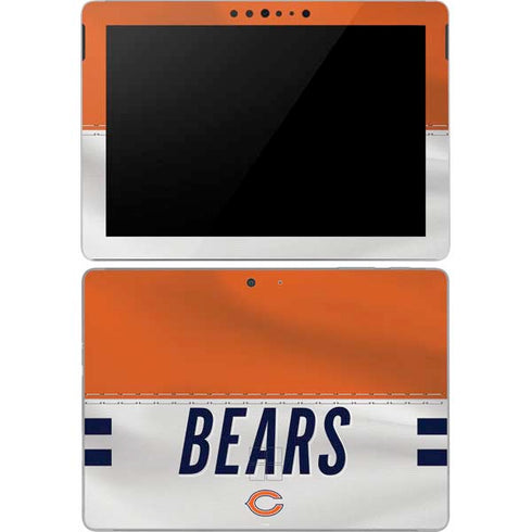NFL Chicago Bears White Striped Surface Go Skin