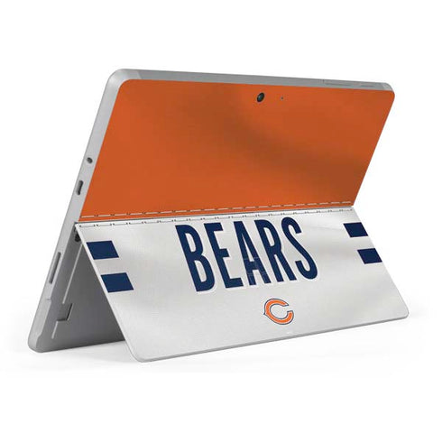 NFL Chicago Bears White Striped Surface Go Skin