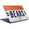 NFL Chicago Bears White Striped Surface Laptop Skin