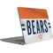NFL Chicago Bears White Striped Surface Laptop Studio Skin