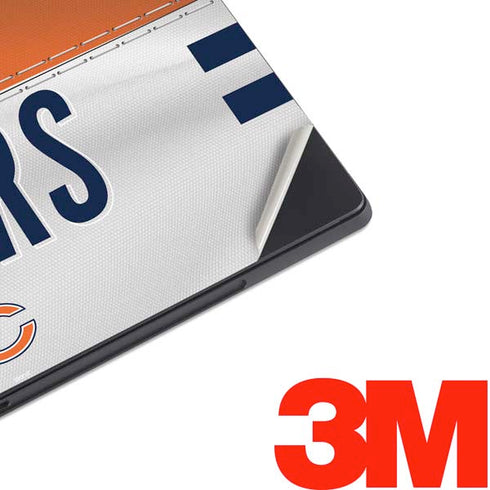 NFL Chicago Bears White Striped Surface Pro 7 Skin