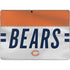 NFL Chicago Bears White Striped Surface Pro 9 Skin