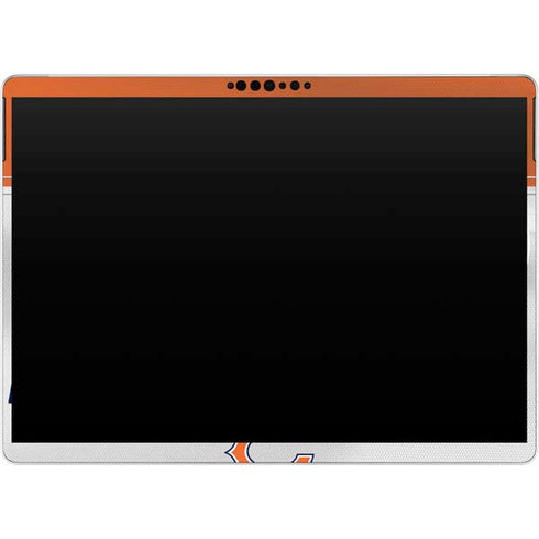 NFL Chicago Bears White Striped Surface Pro 9 Skin