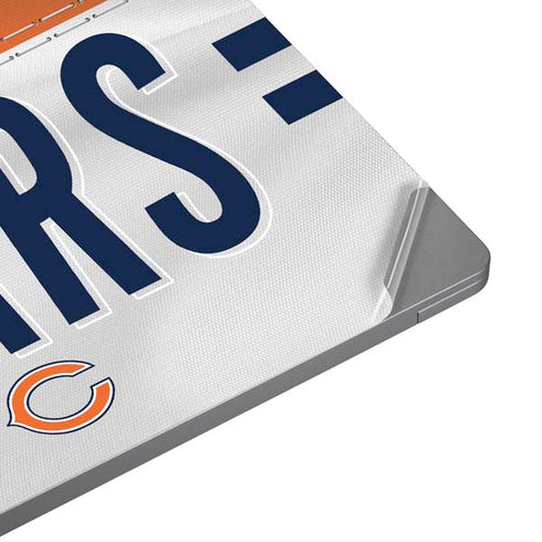NFL Chicago Bears White Striped Universal Laptop 14in (11.4 x 8.2in) Skin