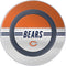 NFL Chicago Bears White Striped Wireless Charger Skin