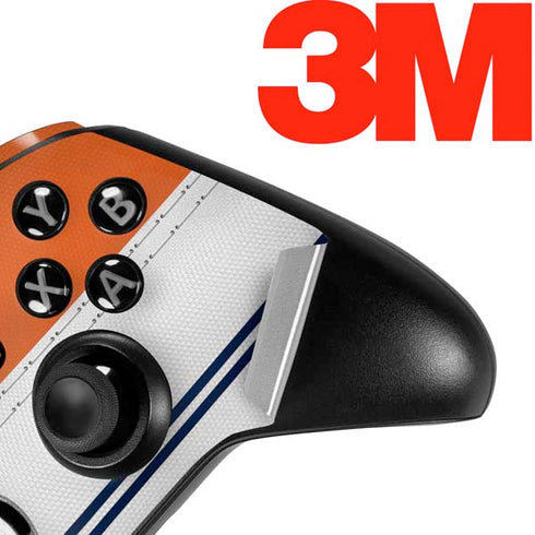 NFL Chicago Bears White Striped Xbox One Elite Controller Skin