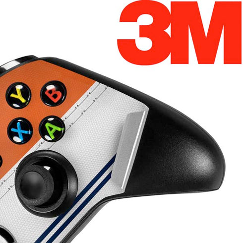 NFL Chicago Bears White Striped Xbox One S Controller Skin