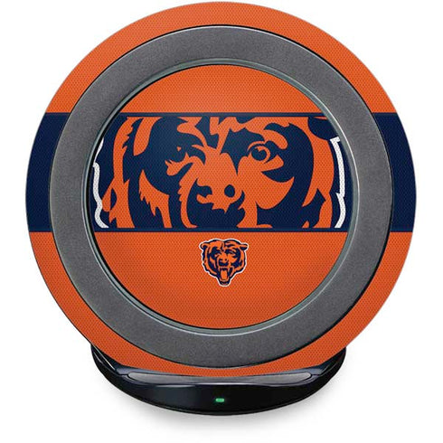 NFL Chicago Bears Zone Block Fast Charge Wireless Charging Stand Skin