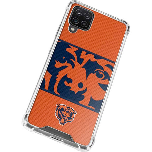 NFL Chicago Bears Zone Block Galaxy A12 Clear Case