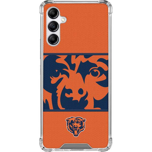 NFL Chicago Bears Zone Block Galaxy A14 5G Clear Case