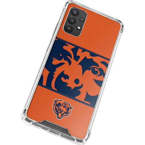 NFL Chicago Bears Zone Block Galaxy A32 5G Clear Case
