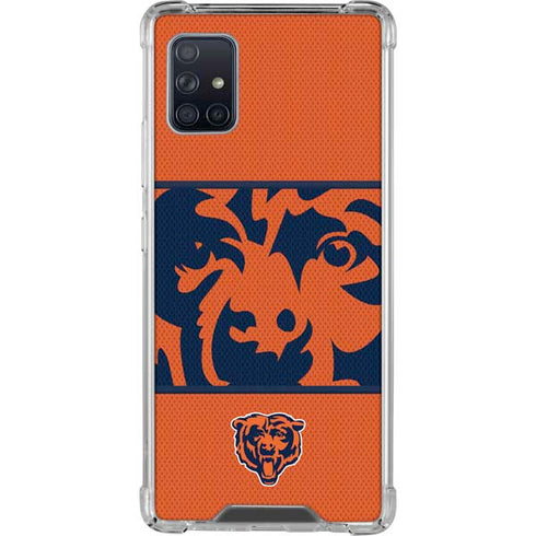 NFL Chicago Bears Zone Block Galaxy A51 5G Clear Case