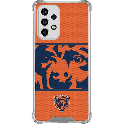 NFL Chicago Bears Zone Block Galaxy A53 5G Clear Case