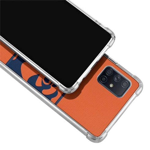 NFL Chicago Bears Zone Block Galaxy A71 5G Clear Case