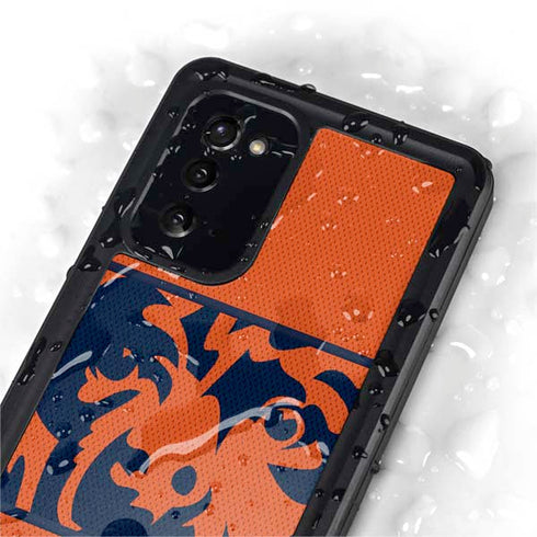 NFL Chicago Bears Zone Block Galaxy Note20 5G Waterproof Case